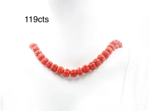 100% Natural Italian Coral Red Coral Genuine Italian Coral Untreated Coral Coral Gemstone Carved Coral Natural Coral Beads SKU: 6142981