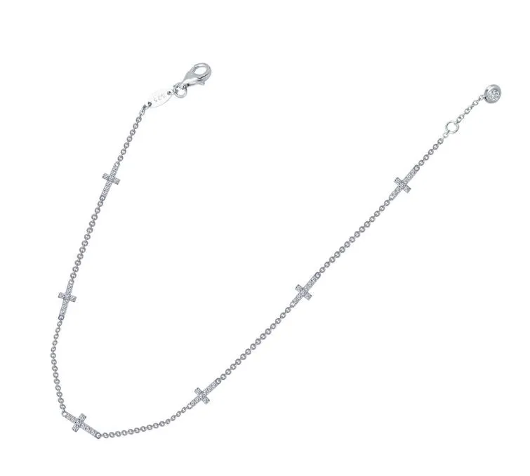 A0017CLP Cross Anklet