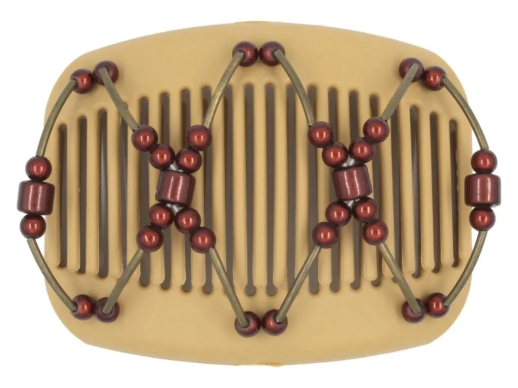 African Butterfly Hair Comb - Beada Tube Blonde 43