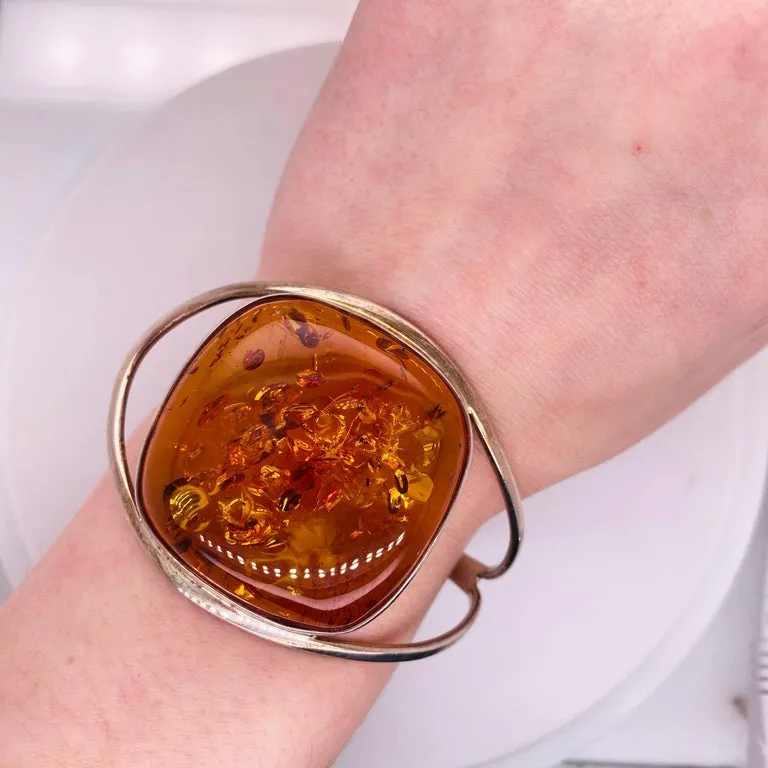 Amber Cuff Bracelet