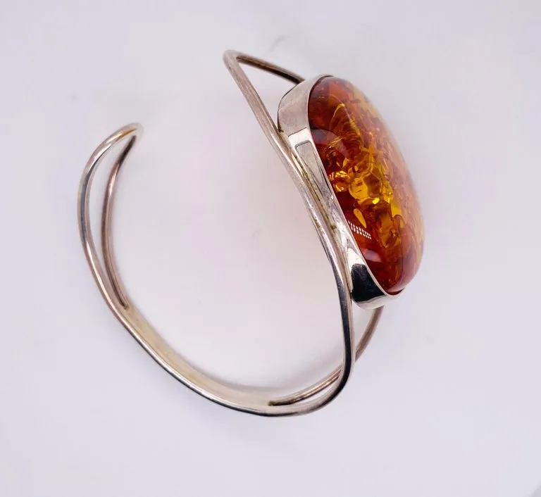 Amber Cuff Bracelet