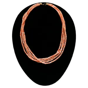 Angel Skin Coral Necklace