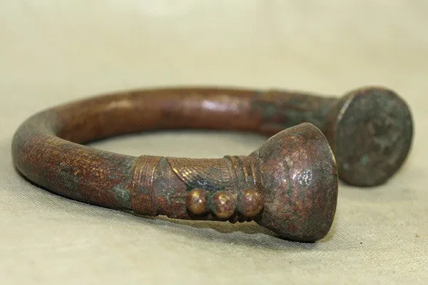 Antique Bronze Bracelet, Nigeria