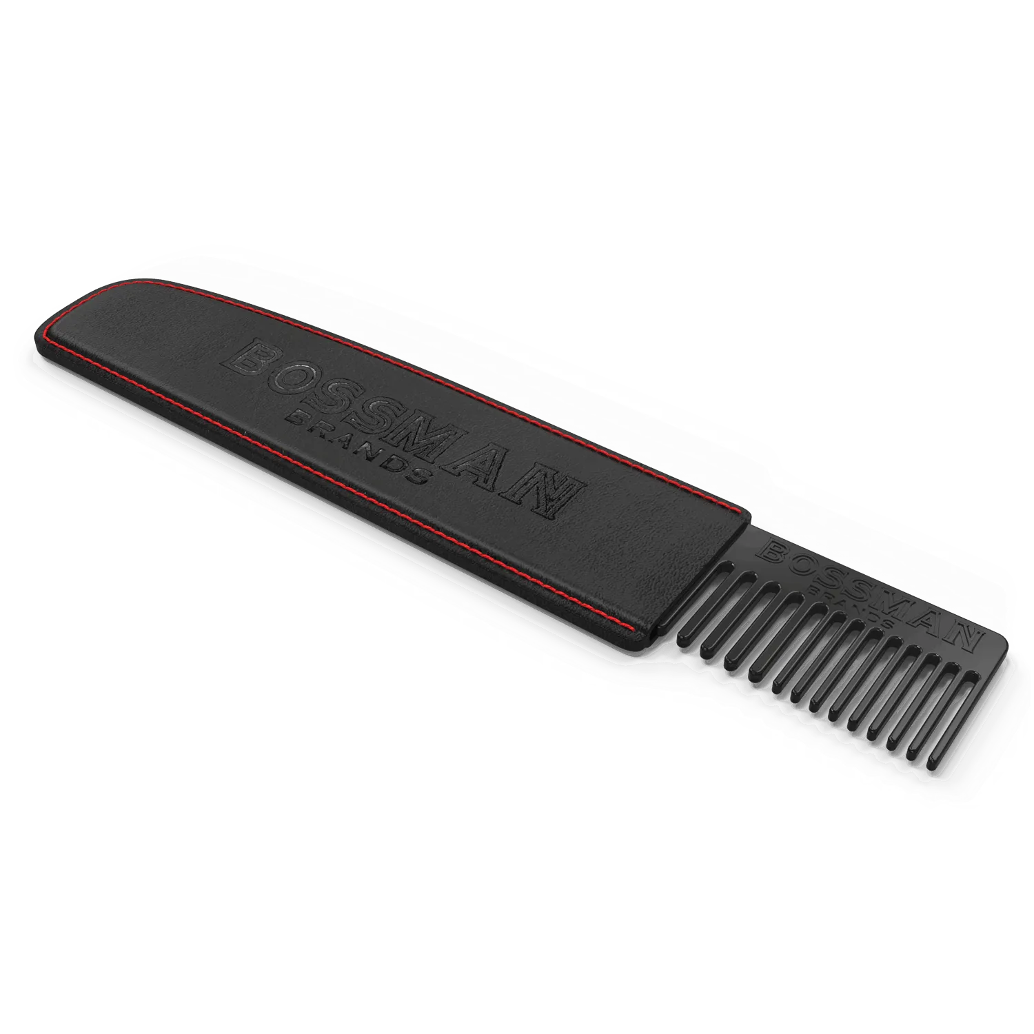 Bossman Metal Beard & Mustache Comb | Metal Beard Comb