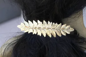 BRIDAL LEAF BARRETTE