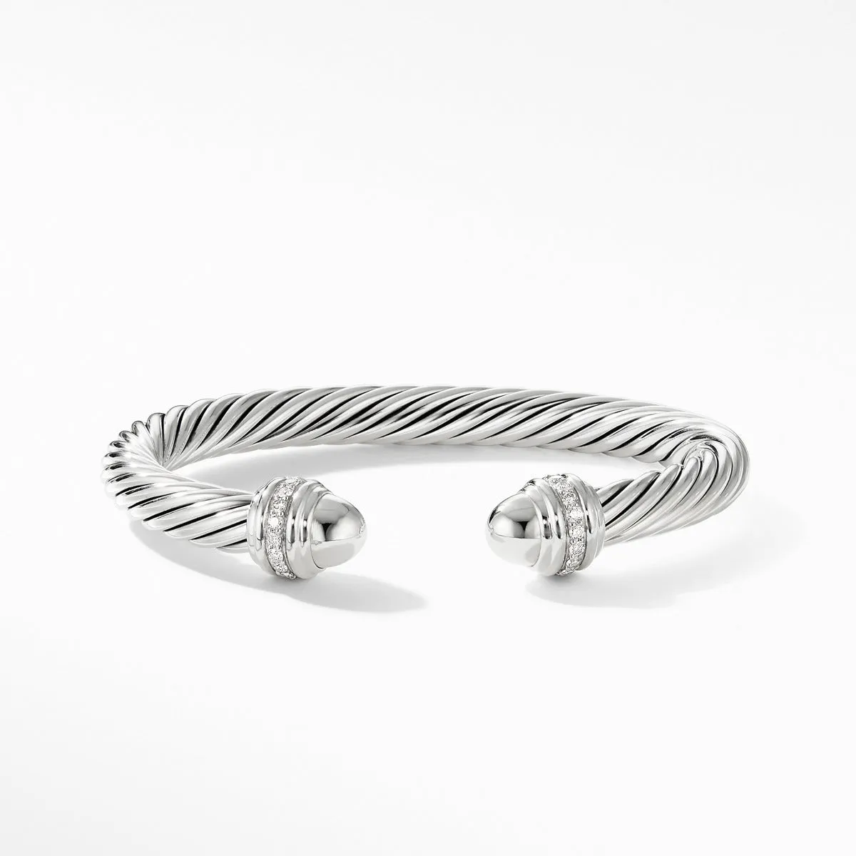 Cable Bracelet with Diamonds