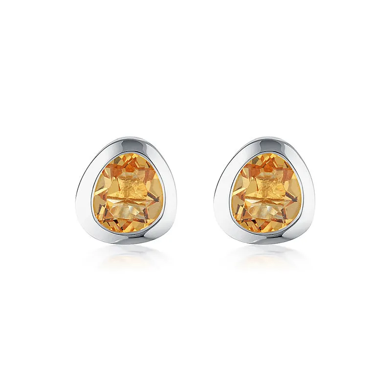 CELEBRATION STUDS - CITRINE