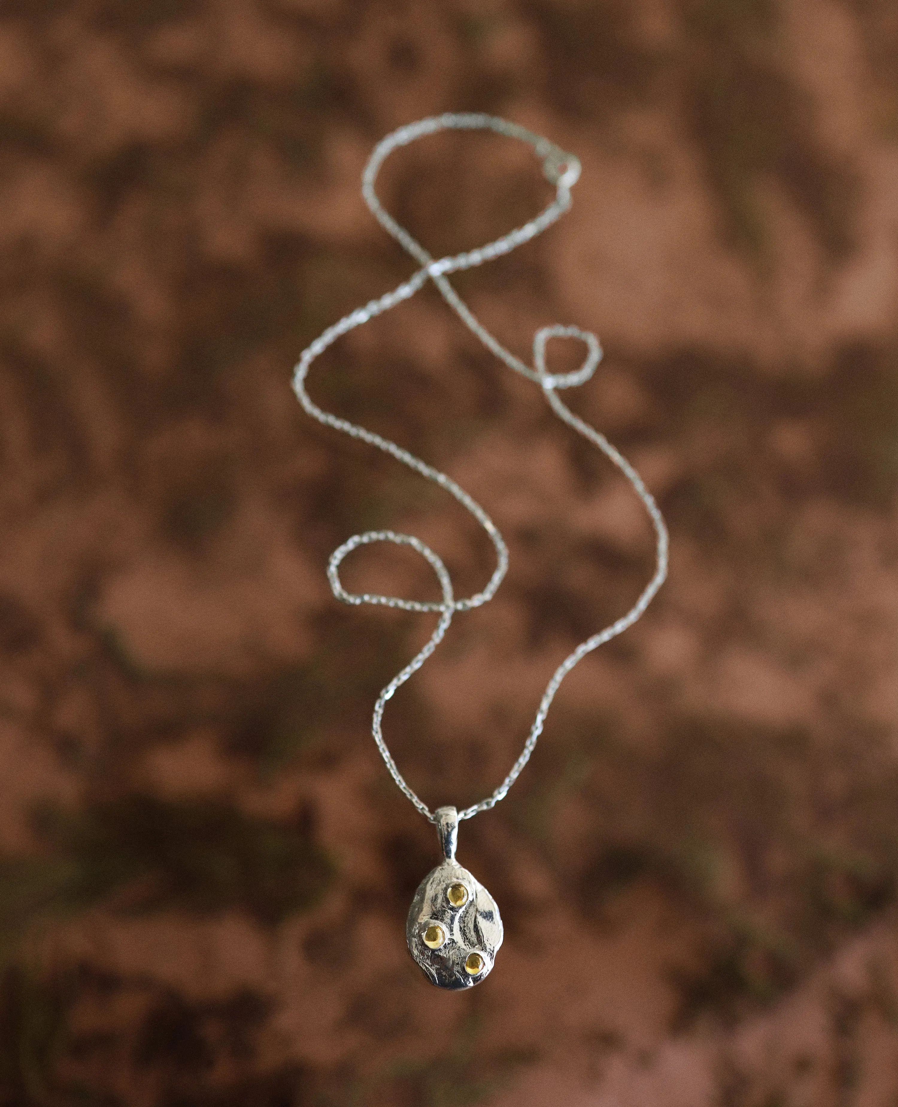 CELESTIAL SPORES // silver pendant