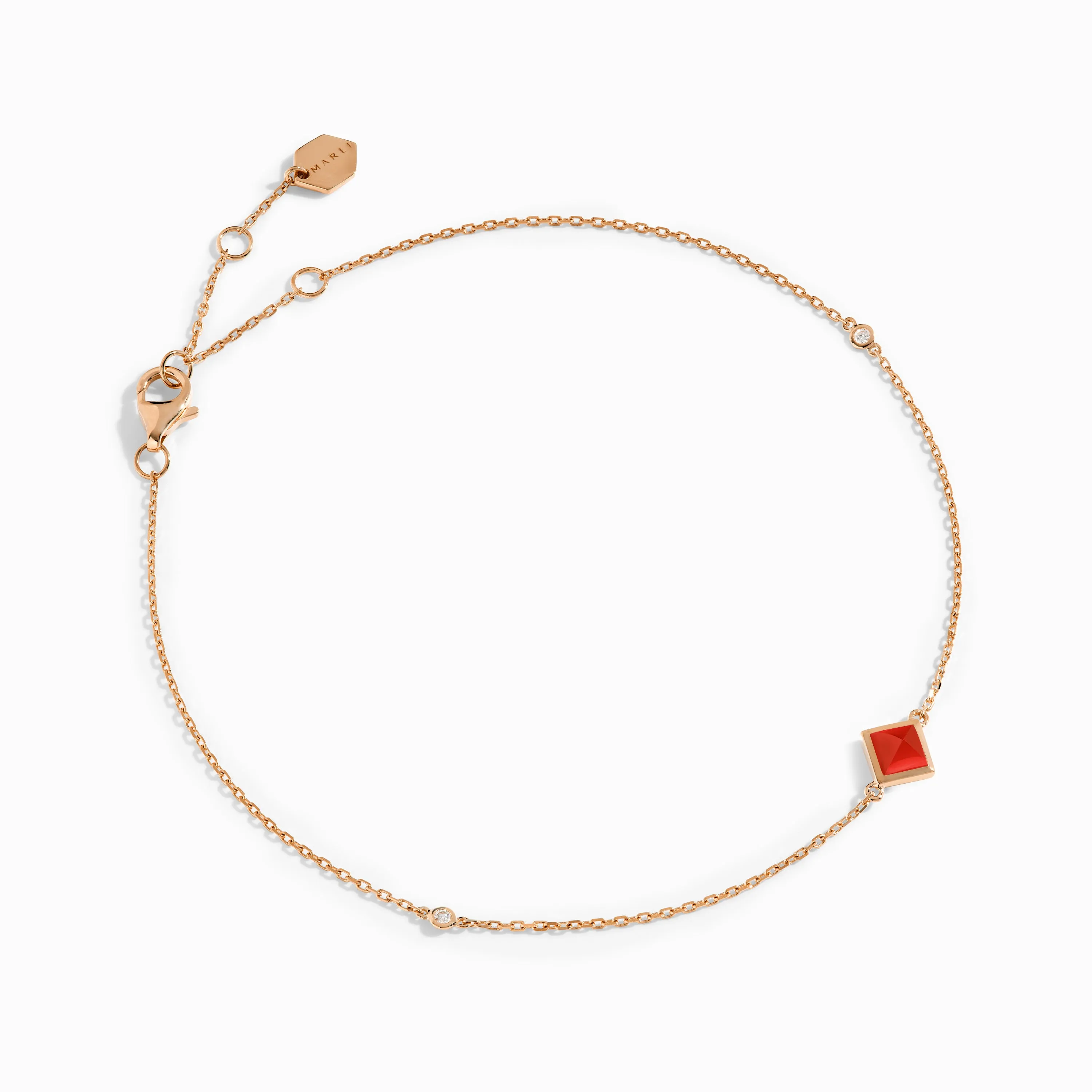 Cleo Pyramid Anklet