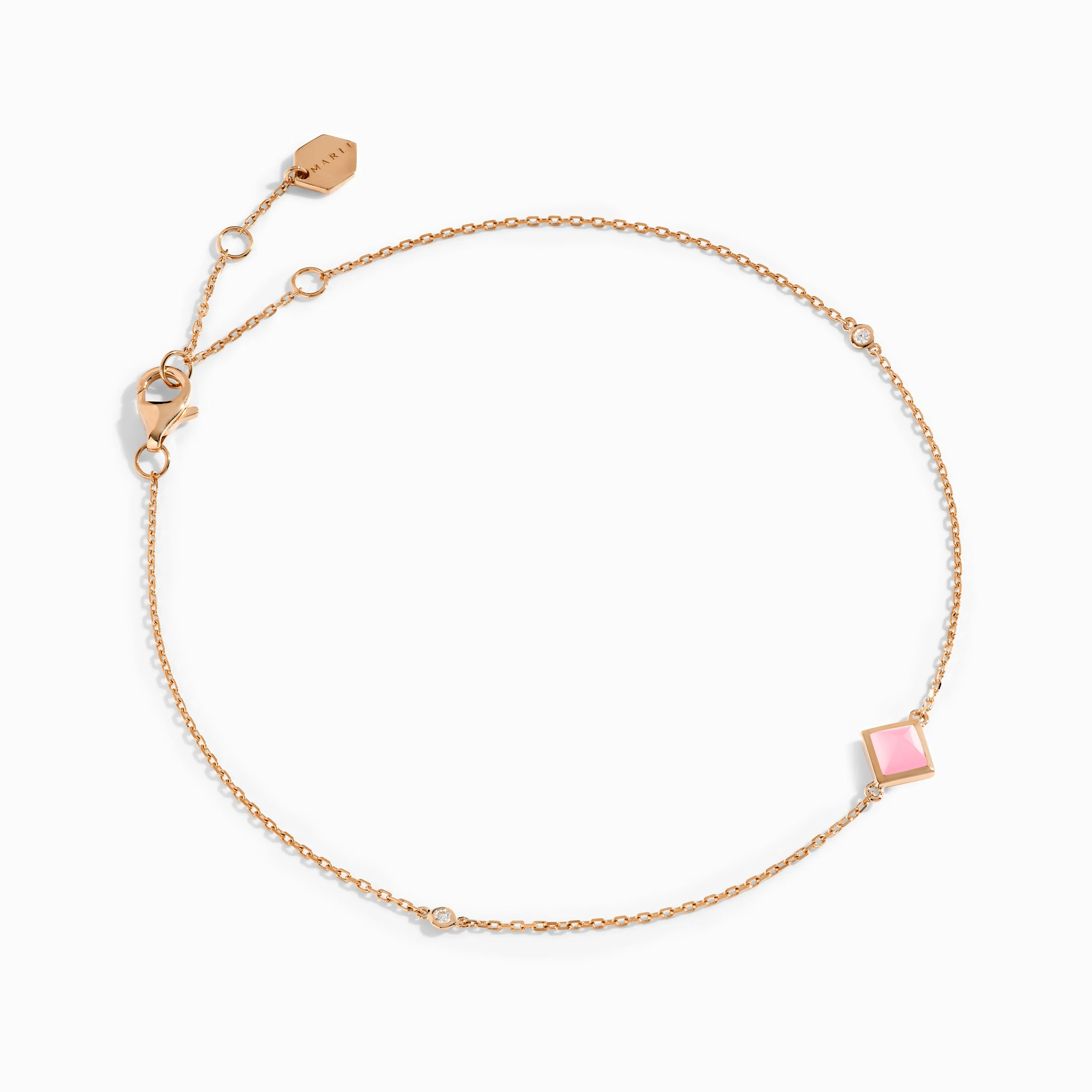 Cleo Pyramid Anklet