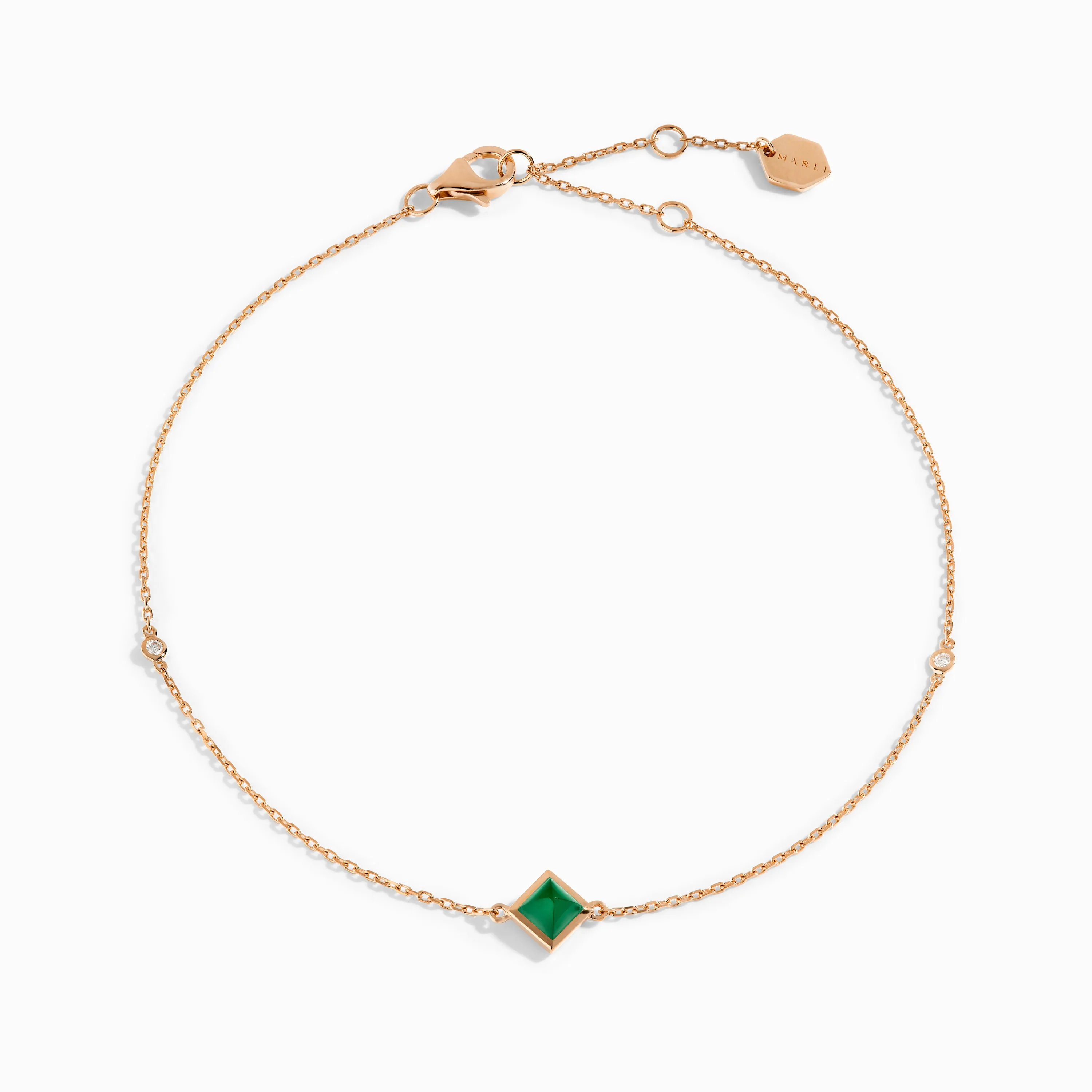 Cleo Pyramid Anklet