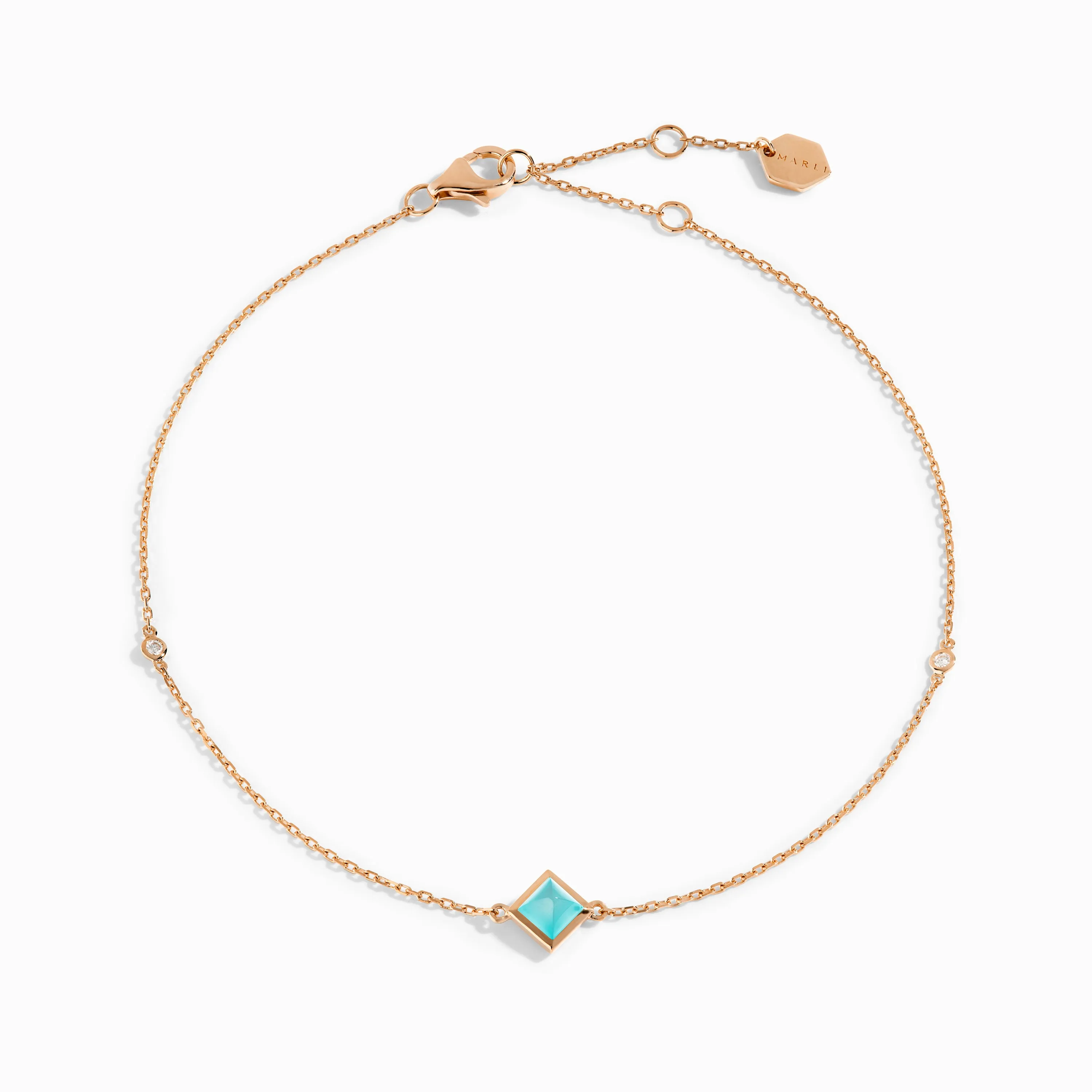 Cleo Pyramid Anklet