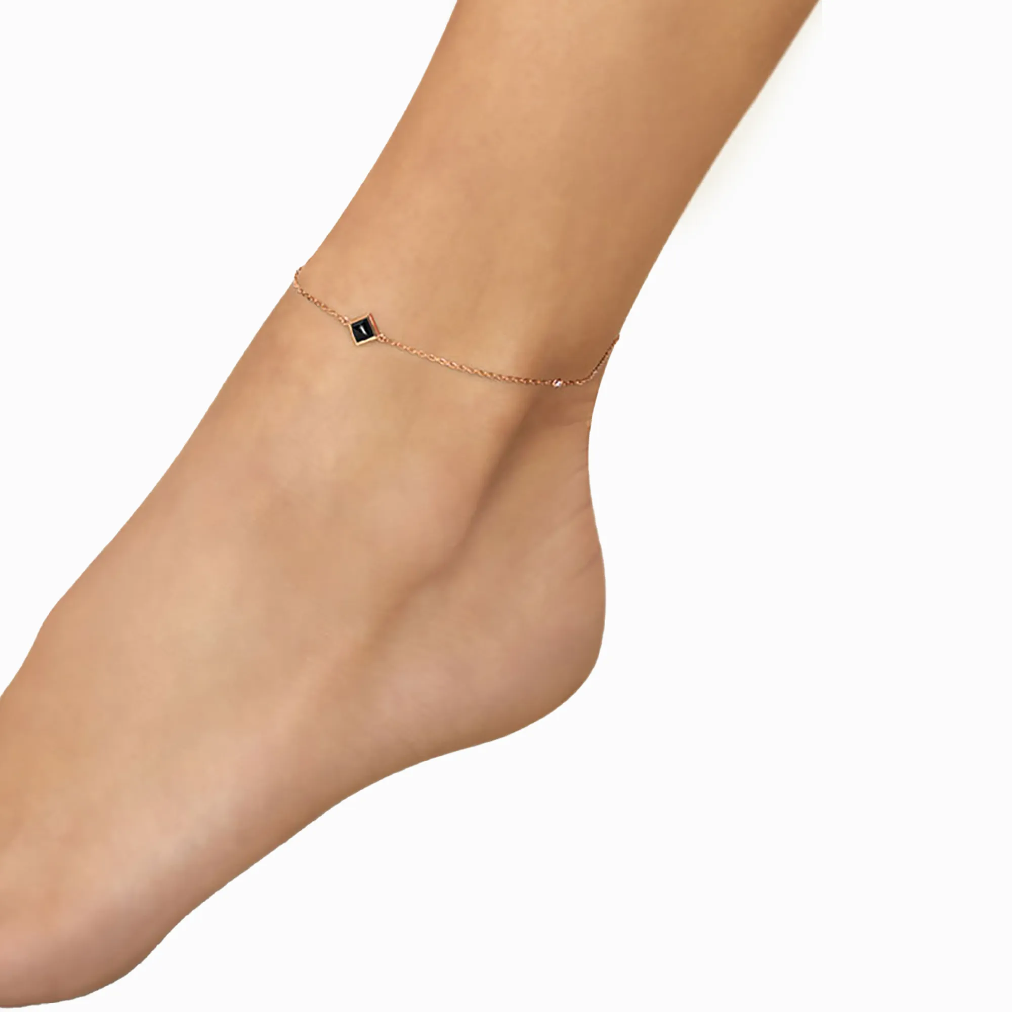 Cleo Pyramid Anklet