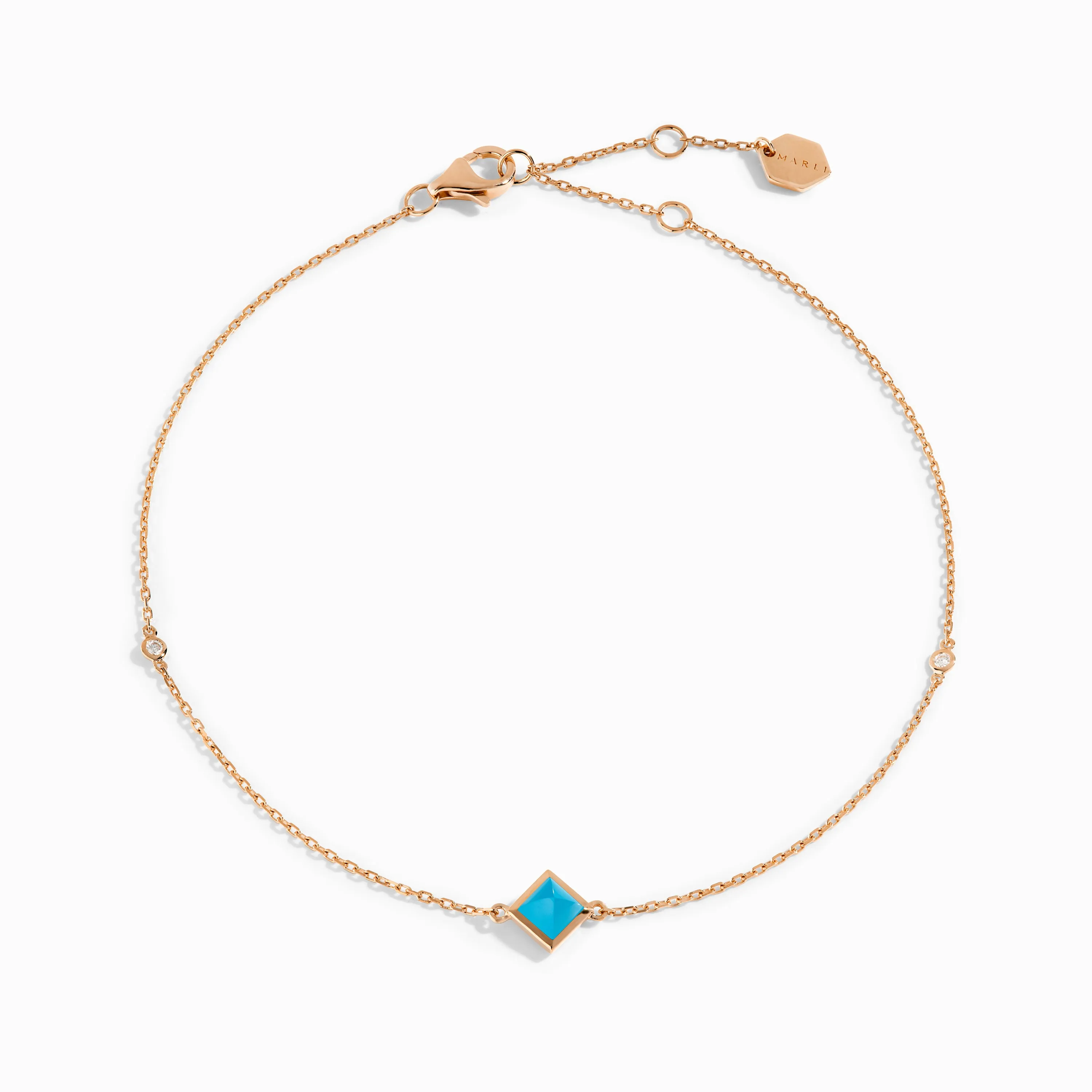 Cleo Pyramid Anklet