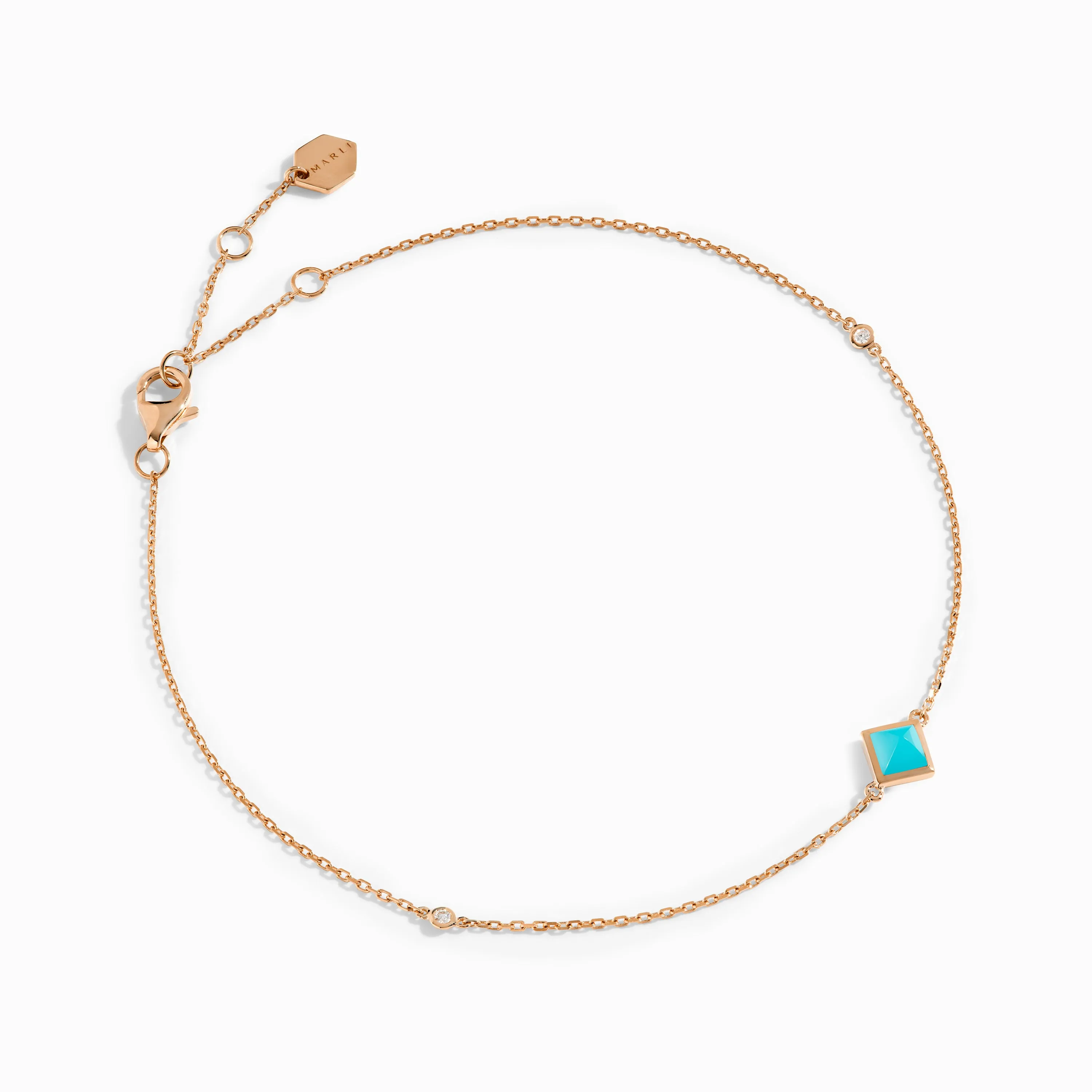 Cleo Pyramid Anklet