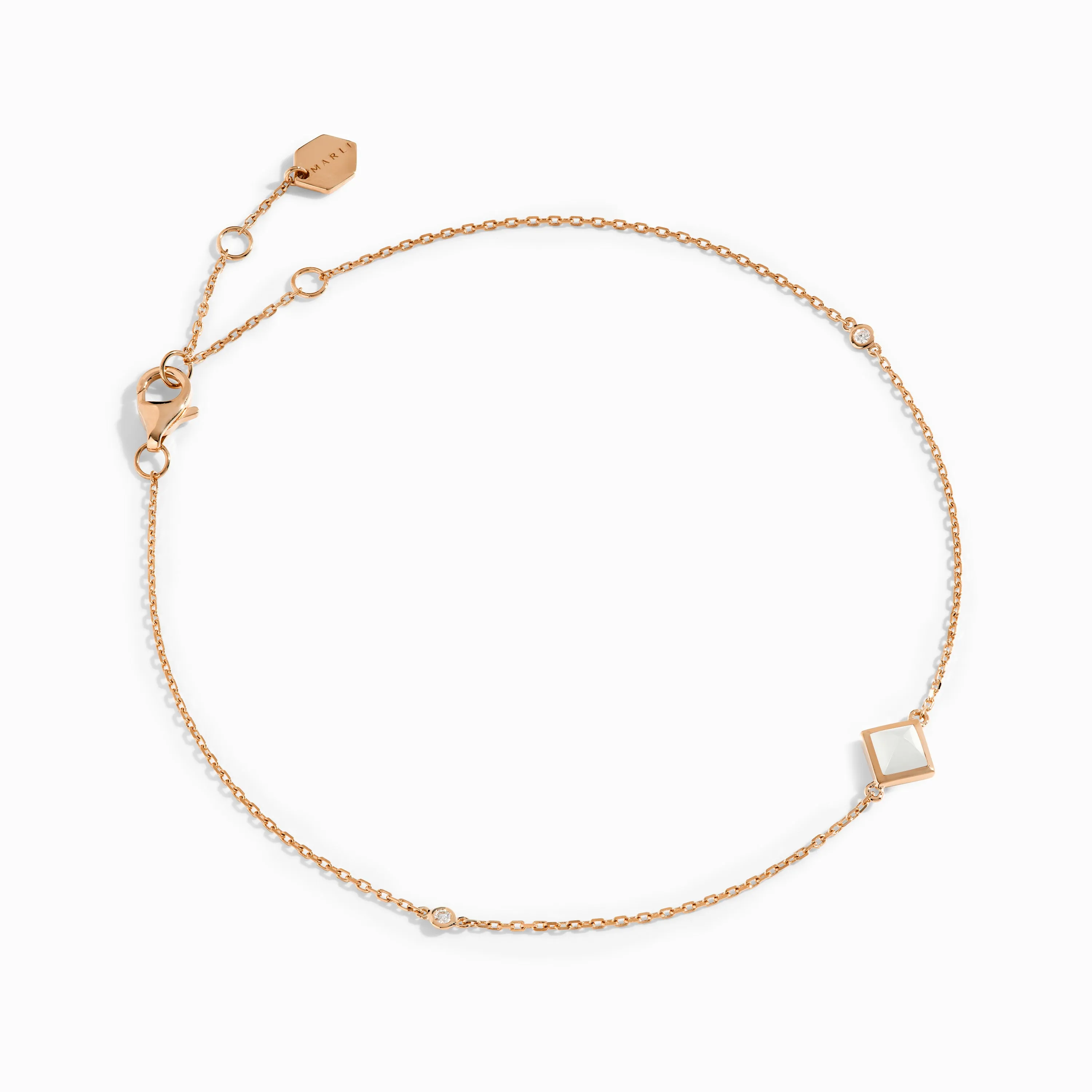 Cleo Pyramid Anklet