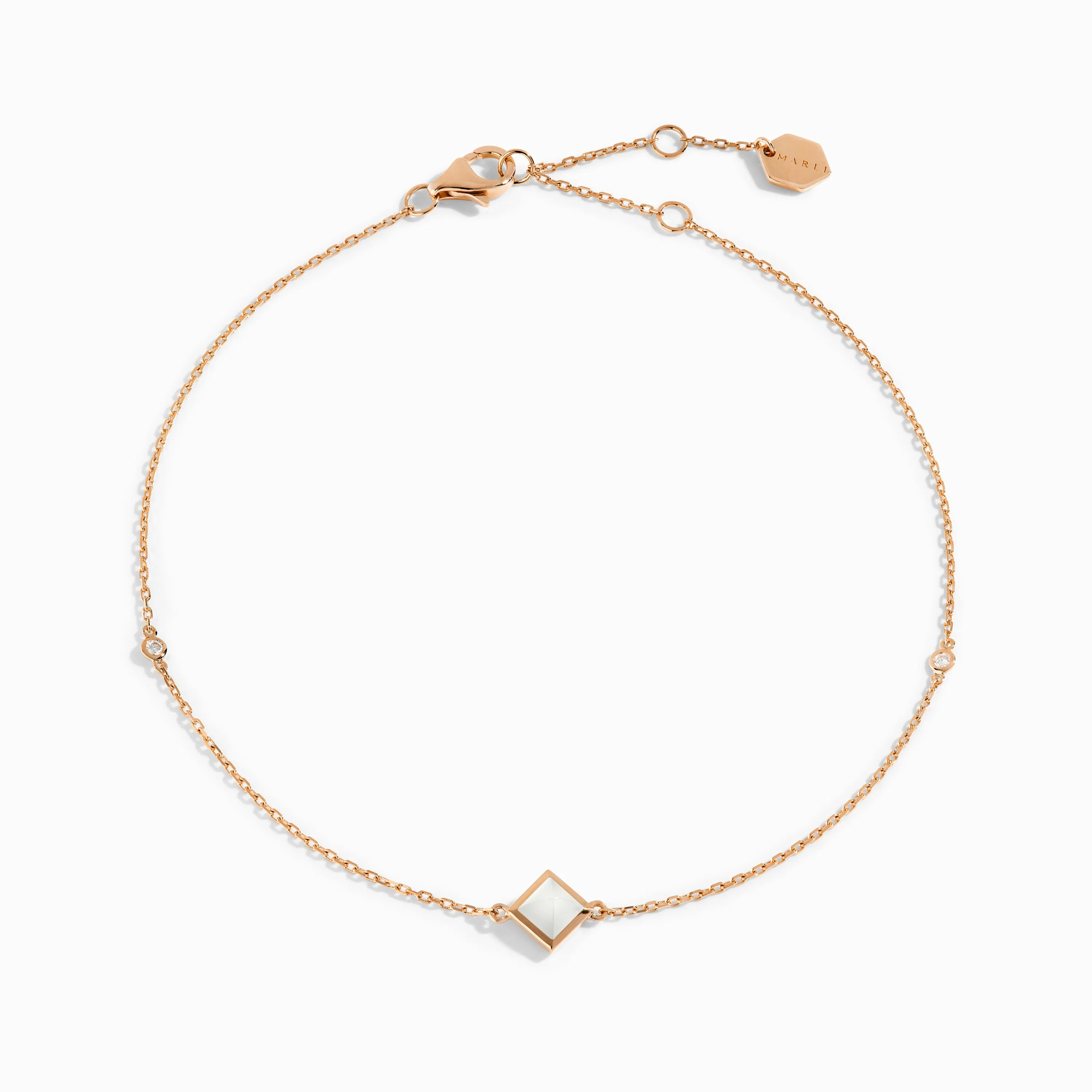 Cleo Pyramid Anklet