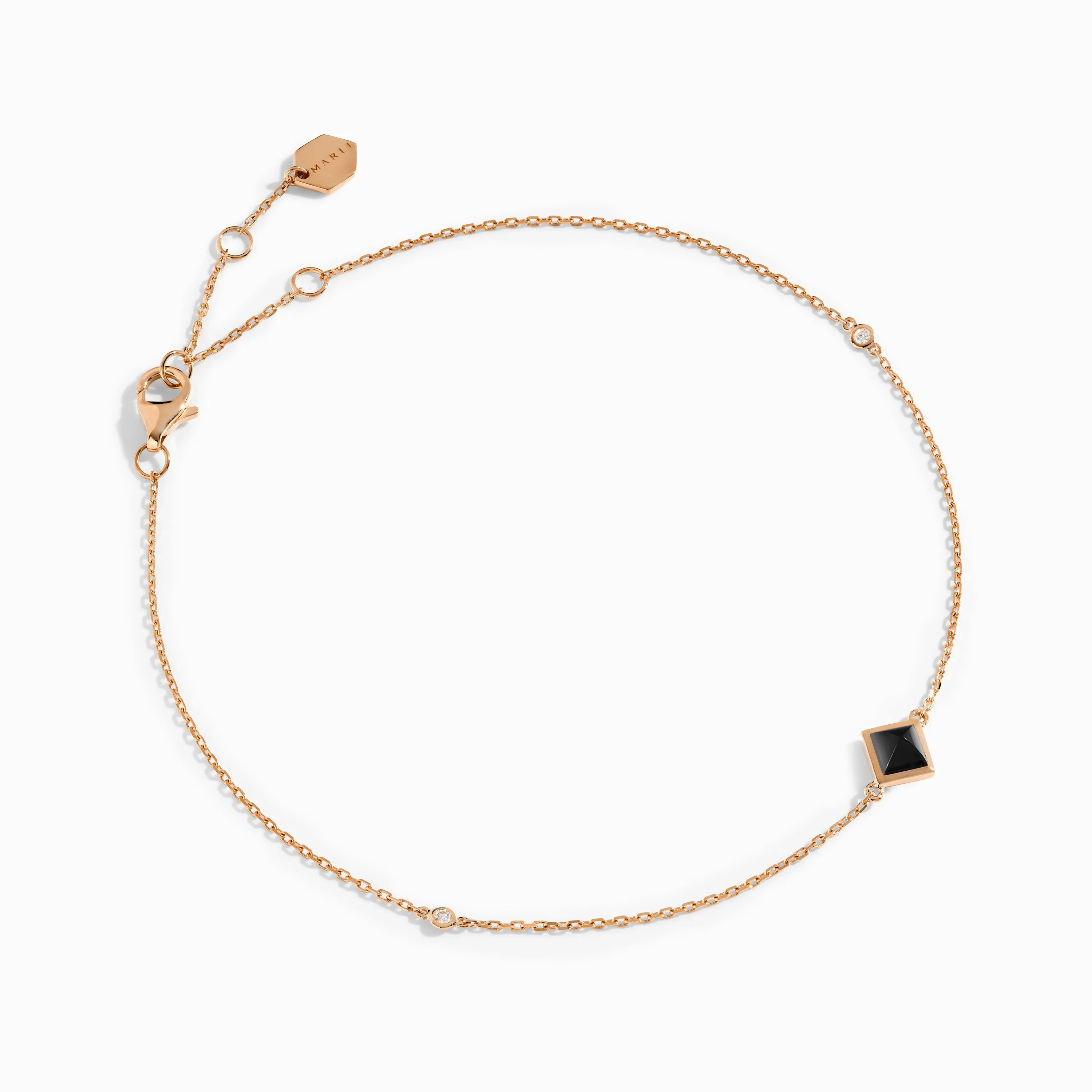 Cleo Pyramid Anklet