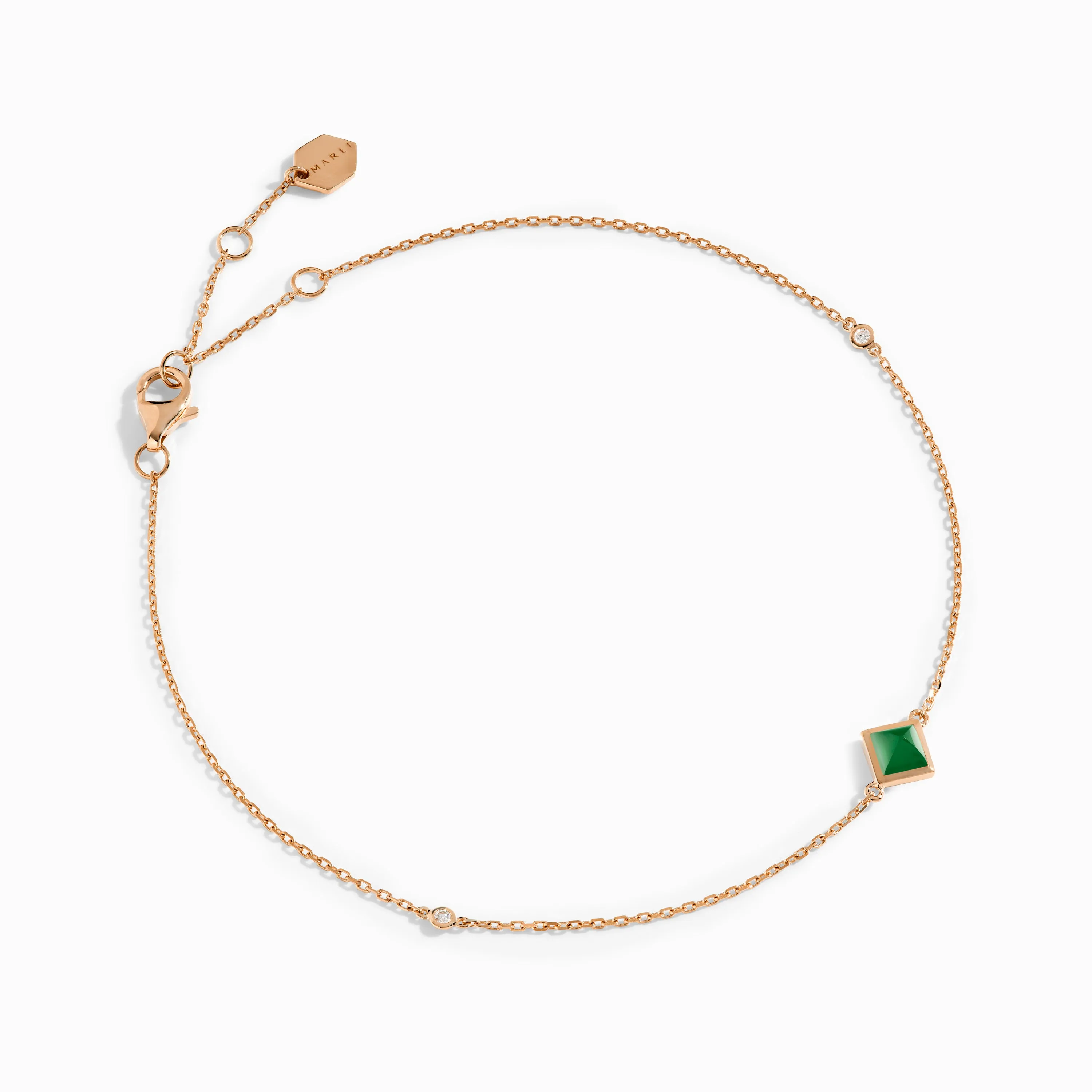 Cleo Pyramid Anklet