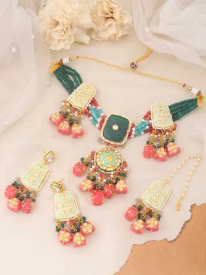 Coral Aasu Jewellery Set