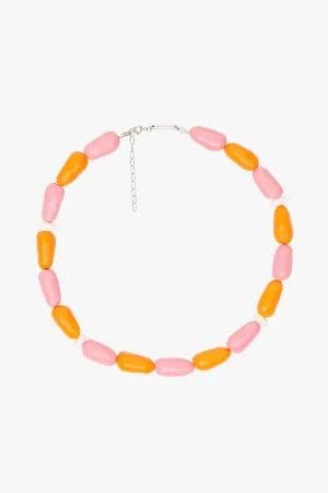 Coral Cloud Necklace Silver