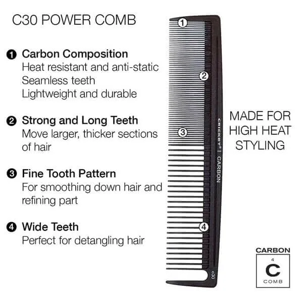 Cricket Carbon Comb C30 Power Comb