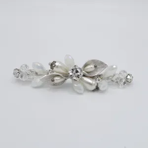 crystal branch jeweled hair barrette