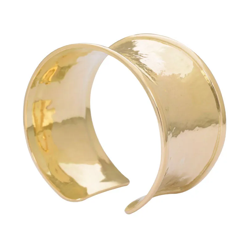 Cuff Bangle - Plain Gold