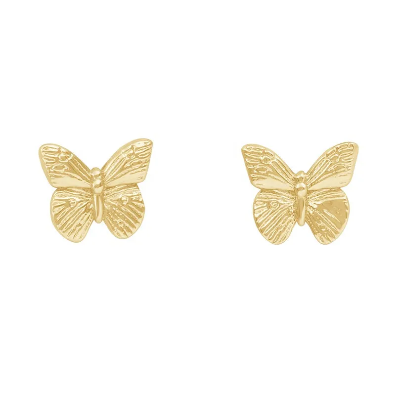 Dainty Butterfly Stud