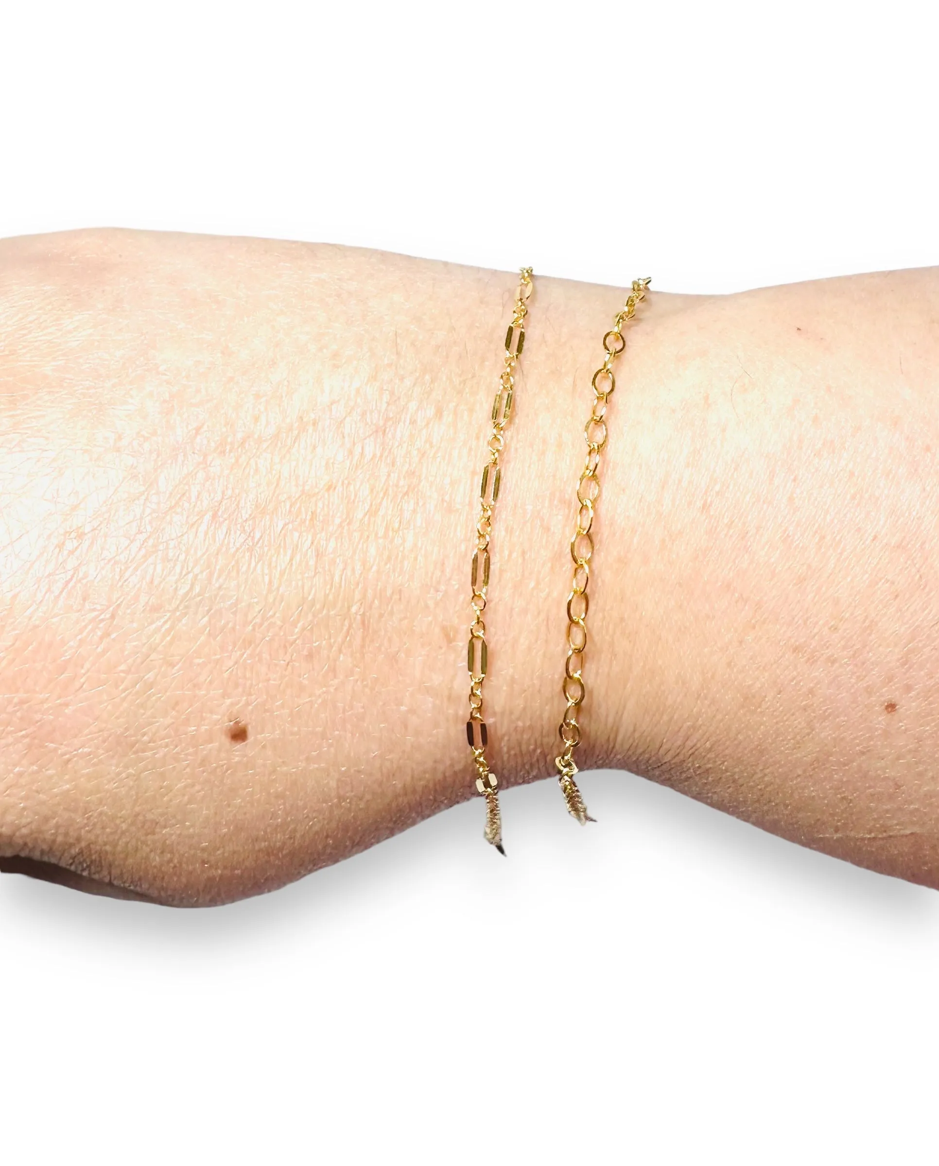 Dainty Gold Filled Chain Bracelet