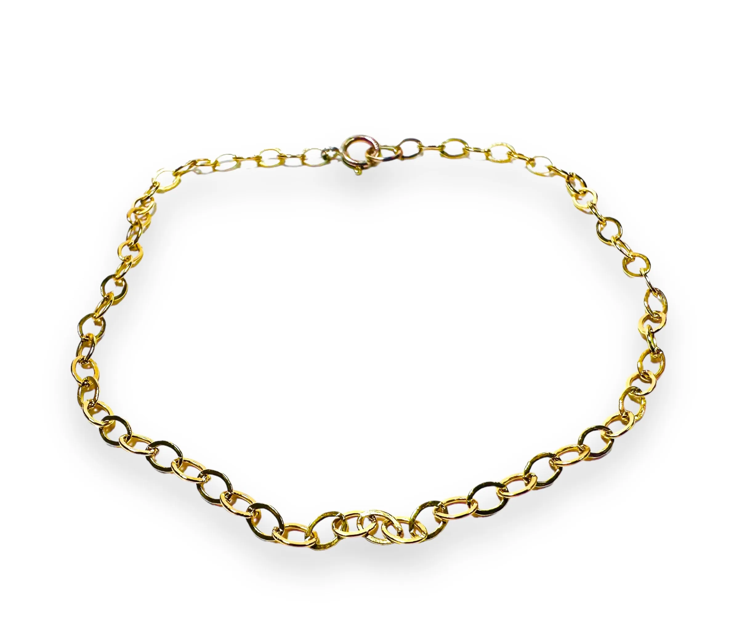 Dainty Gold Filled Chain Bracelet