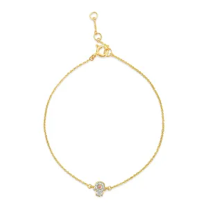 Diamond Hamsa Bracelet