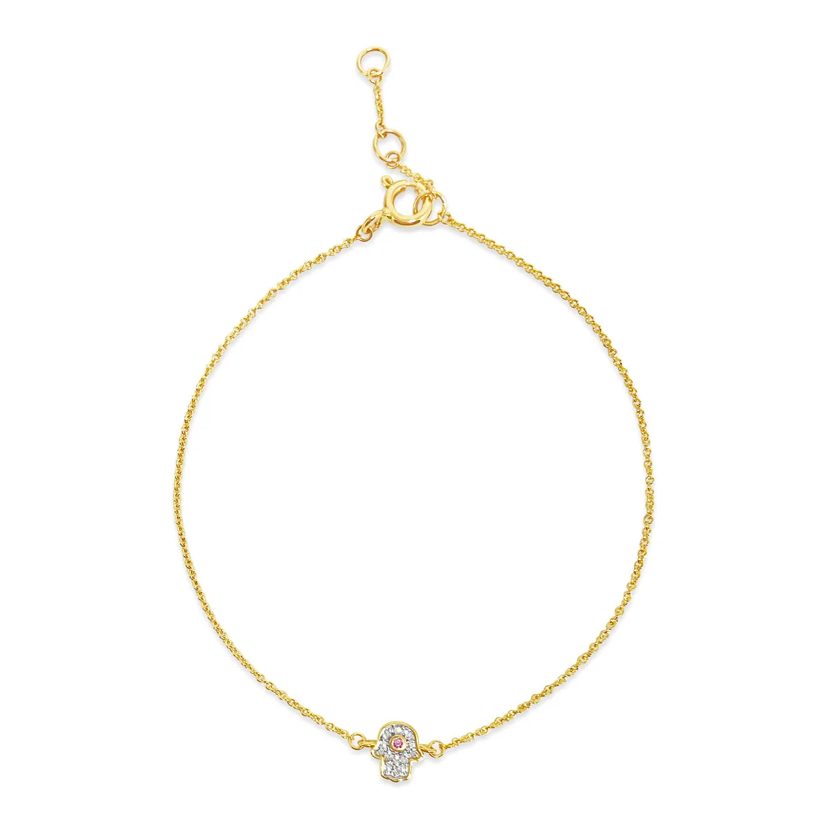 Diamond Hamsa Bracelet