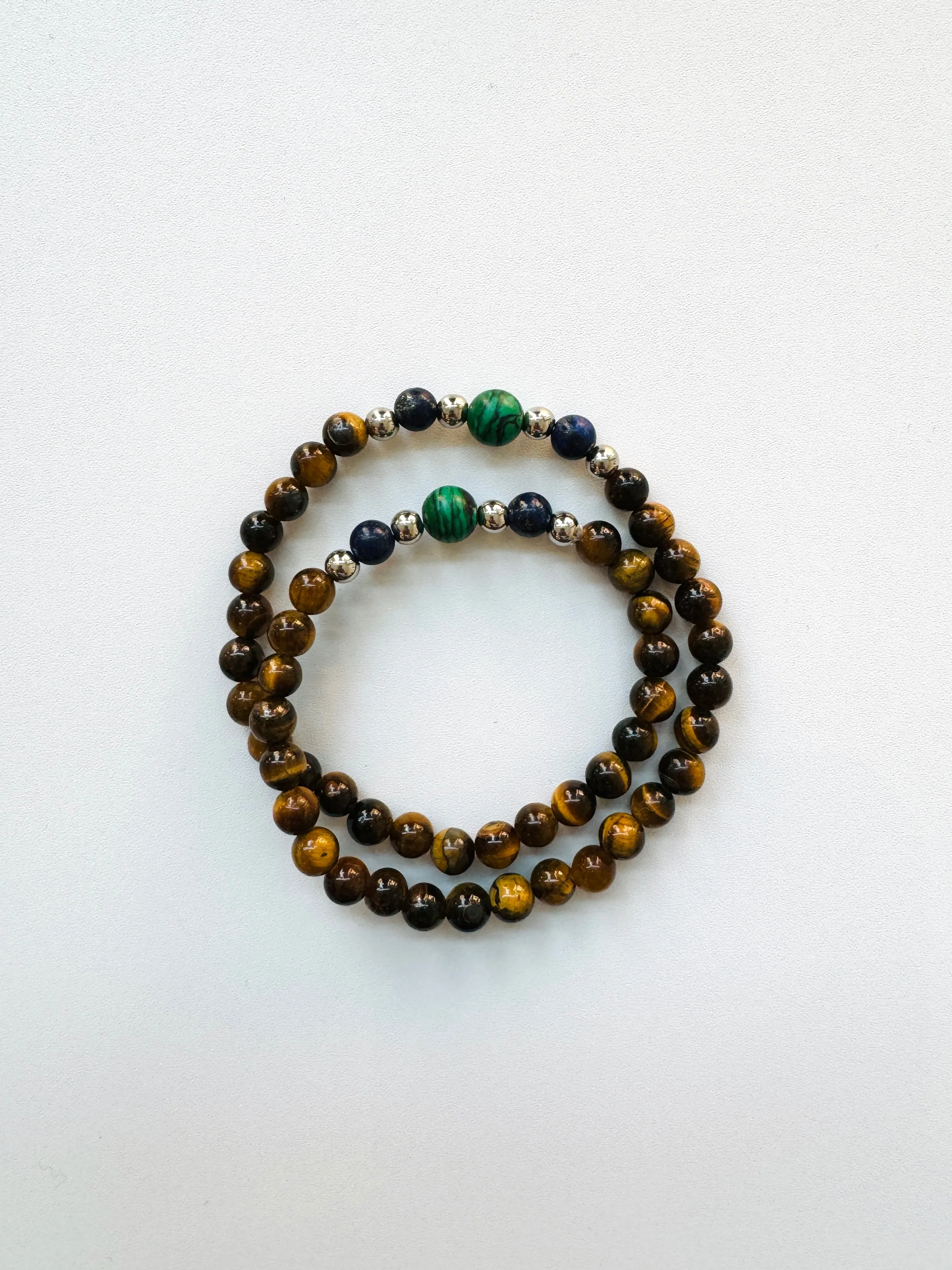 Double Wrap Tiger's Eye Bracelet