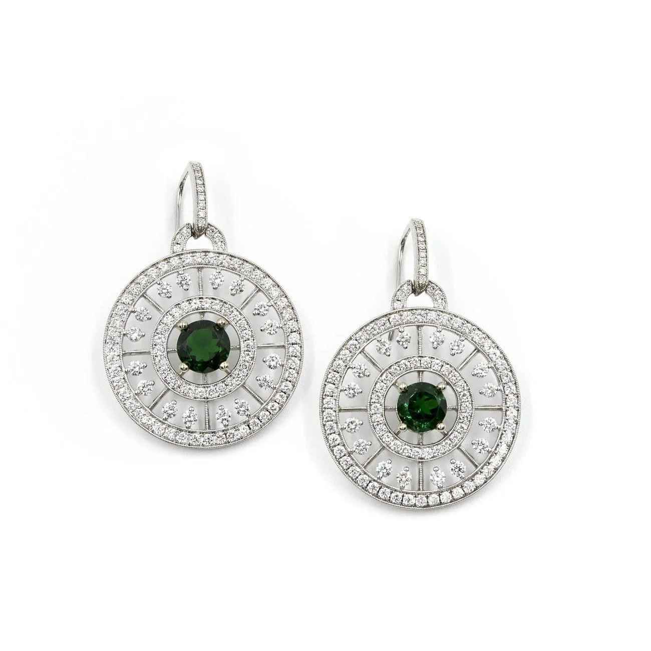 DUCHESS DIAMOND AND GEMSTONE EARRINGS