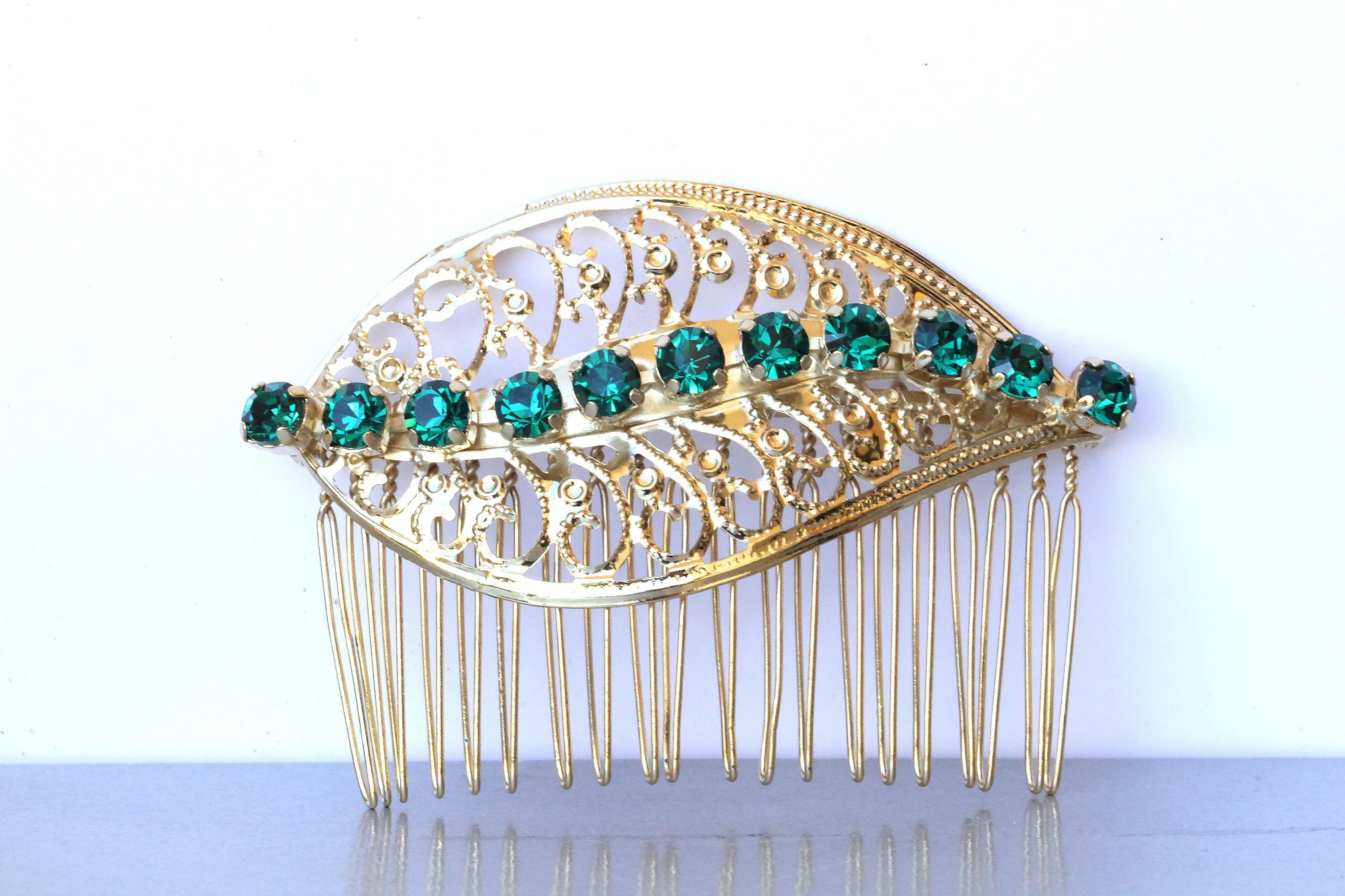 EMERALD Rebeka Hair Comb