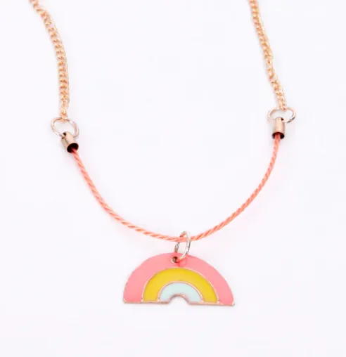 Enamel Rainbow Necklace