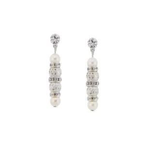 Filigree & Pearl Beaded Earrings