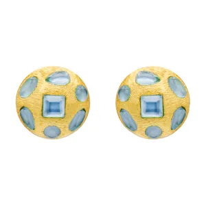 Frida Stone Stud Earrings