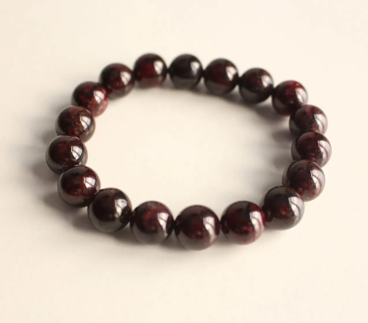 Garnet Root Chakra Gemstone Bracelet