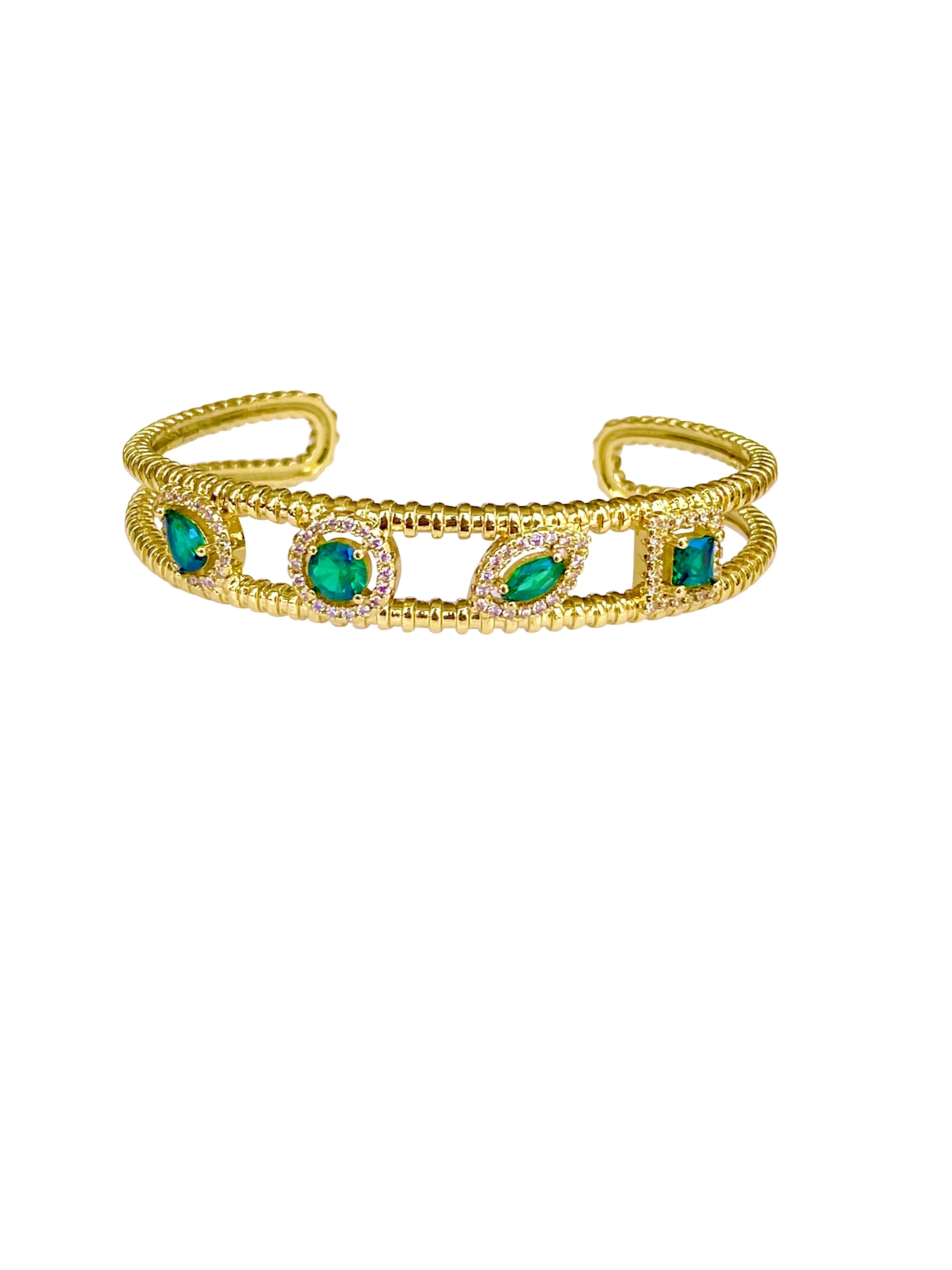 Gemstone Cuff Bracelet