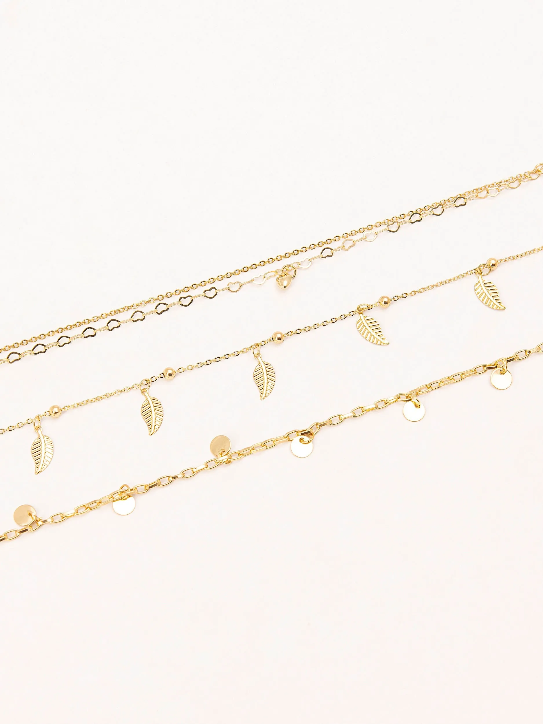 Golden Anklet Set