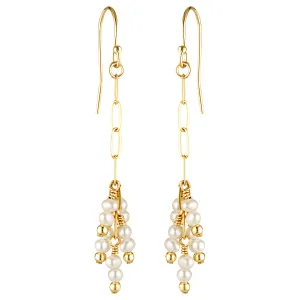 Grappa Earrings ~ Pearl