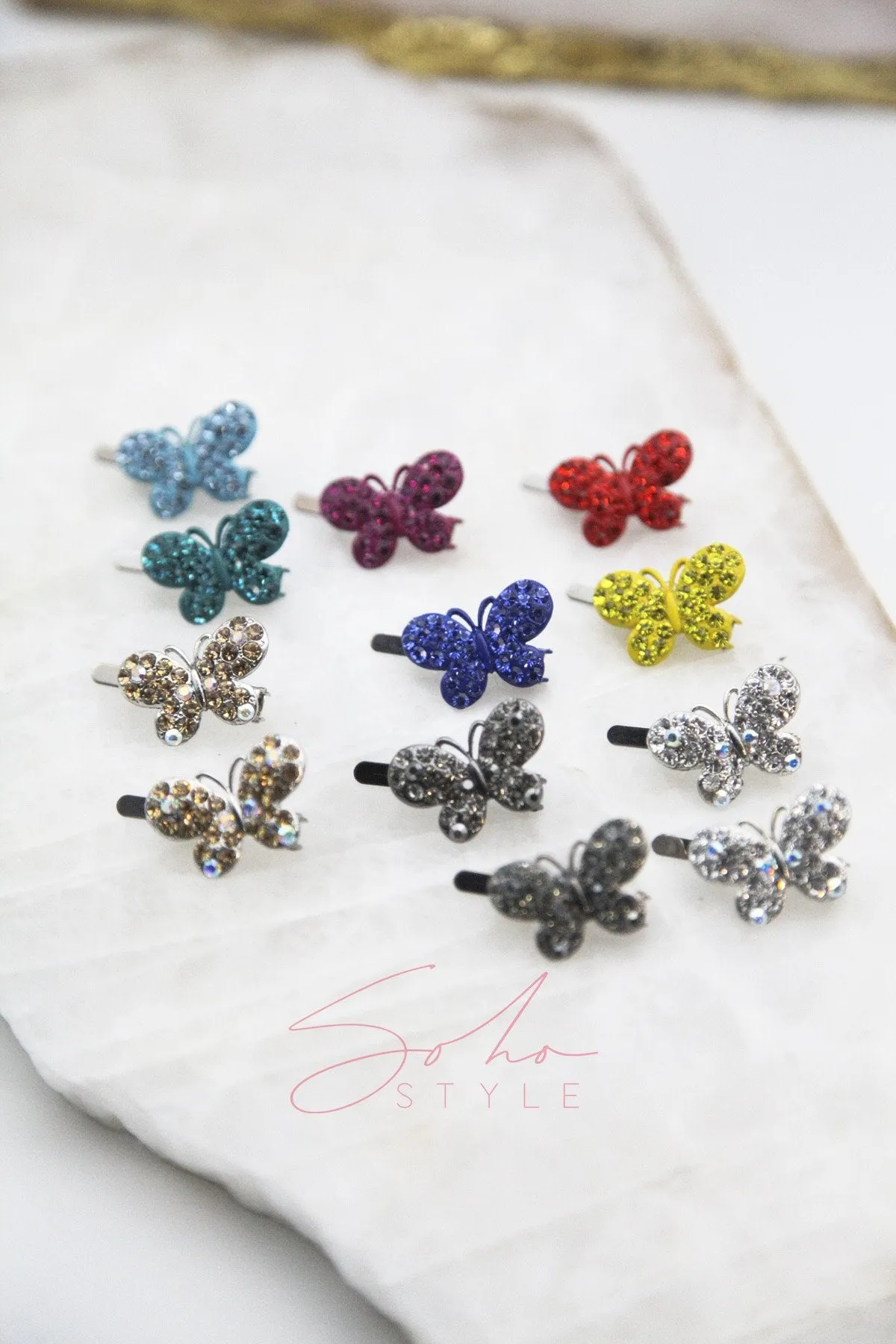 Hair Highlight and 5PCS Mini Magnet Barrette Set