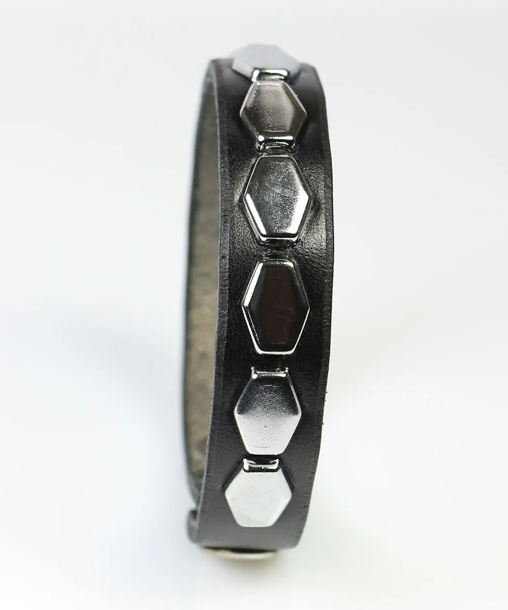 Hexagon Studded Bracelet