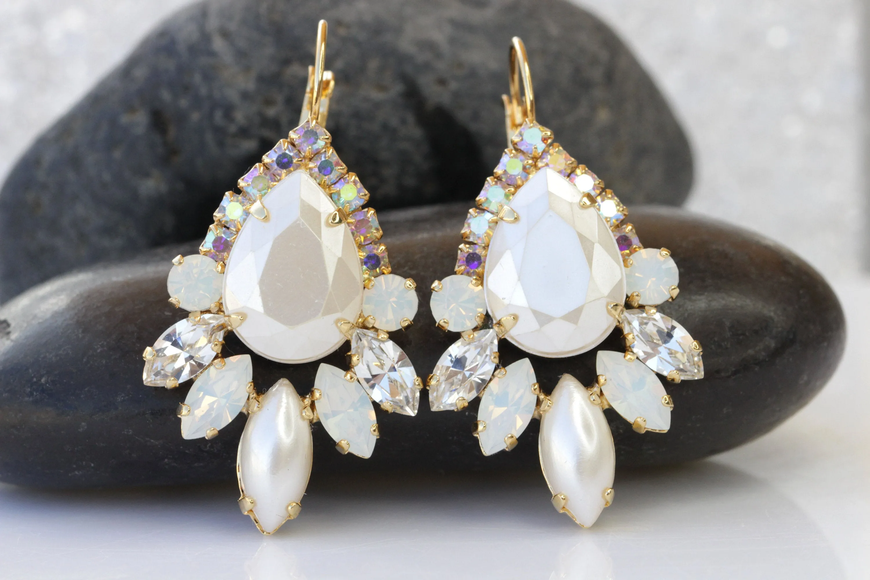 IVORY PEARL Bridal EARRINGS