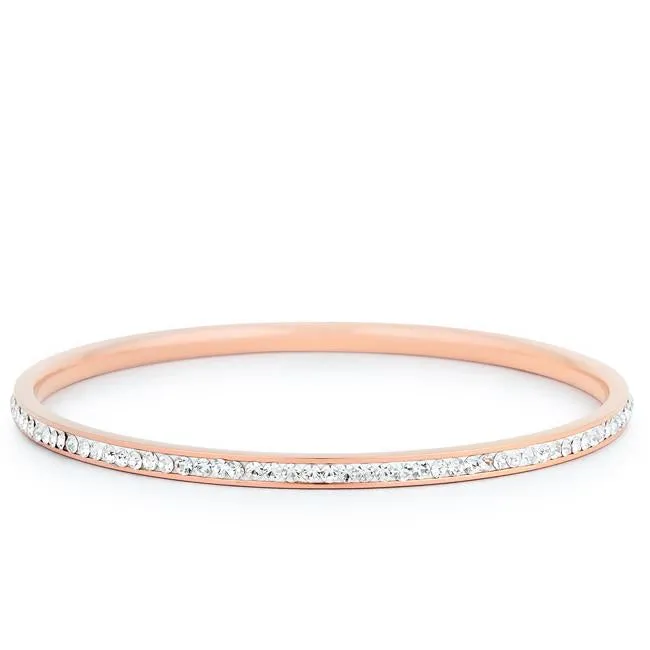 Katlynn Rose  Gold CZ Bangle Bracelet