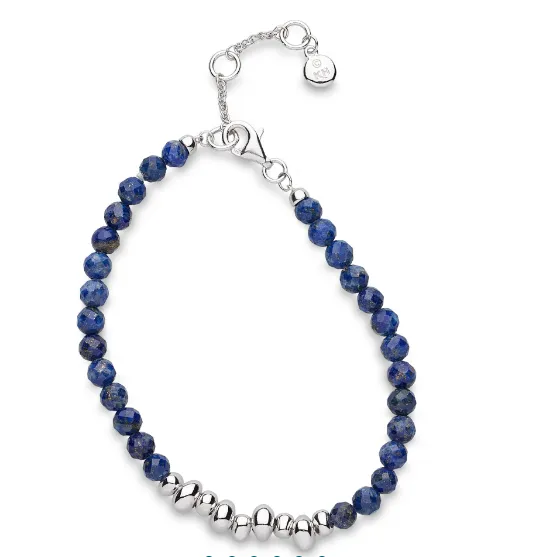 Kit Heath Coast Azure Lapis Gemstone Beaded Bracelet (SI6838)