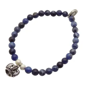 Limited Edition Crown Jewel Charm Gemstone Bracelet