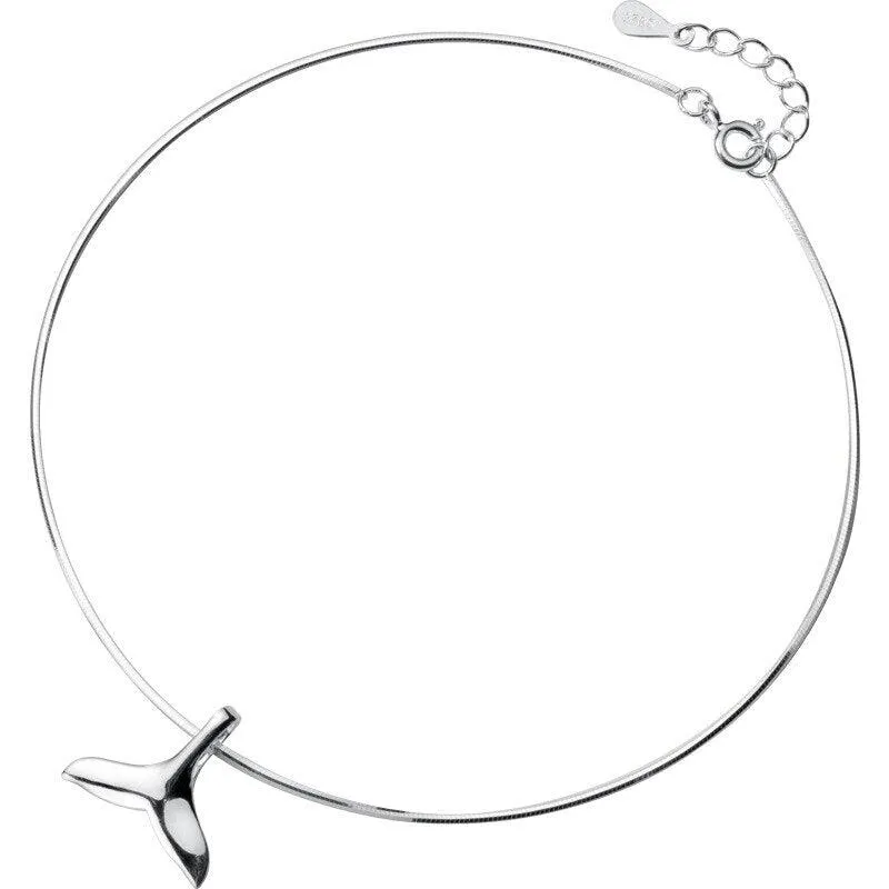 Lovely Dolphin Tail Anklet